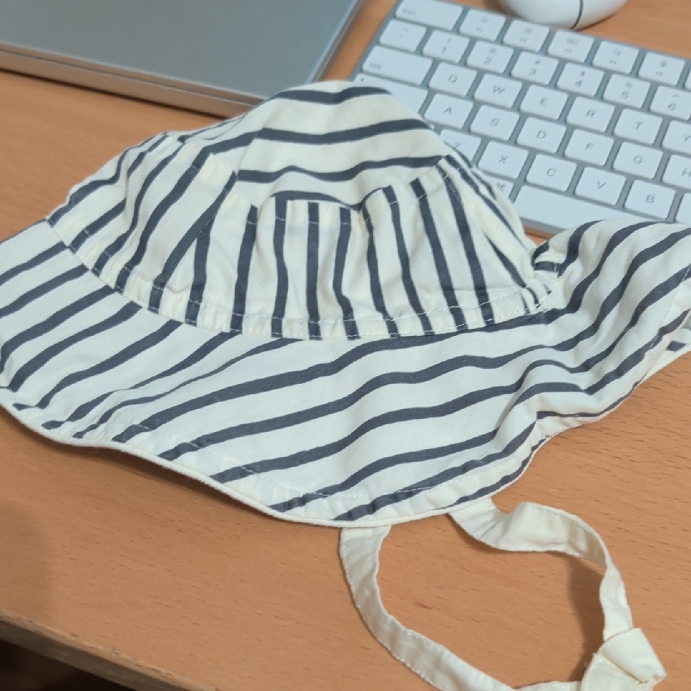 Striped Kids Sun Hat